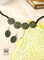 Load image into Gallery viewer, Amara-Necklace-set-Green-2