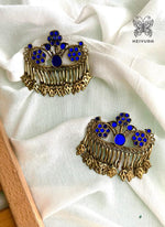 Load image into Gallery viewer, Anjum-earrings-(blue)