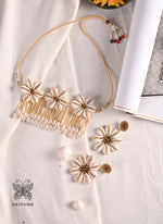 Load image into Gallery viewer, Saumya Necklace and  Water lily earring