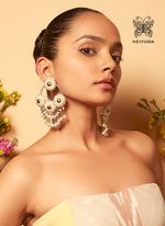 Load image into Gallery viewer, Gajra-Chandbali-Earrings-1