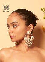 Load image into Gallery viewer, Gajra-Chandbali-Earrings-2