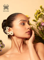 Load image into Gallery viewer, Gajra-Earcuff-Earrings-2