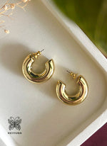 Load image into Gallery viewer, Gold-basic-hoops