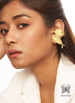 Load image into Gallery viewer, Goldfish Earring Model