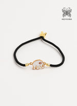 Load image into Gallery viewer, Lil Elephant Bracelet Black