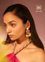 Load image into Gallery viewer, Lil-heart-earrings-2