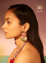 Load image into Gallery viewer, Lil-heart-earrings3