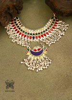 Load image into Gallery viewer, Satrangi-Glass-necklace