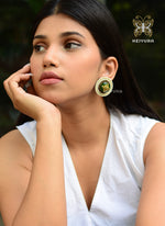 Load image into Gallery viewer, Tarika-Earrings-Green