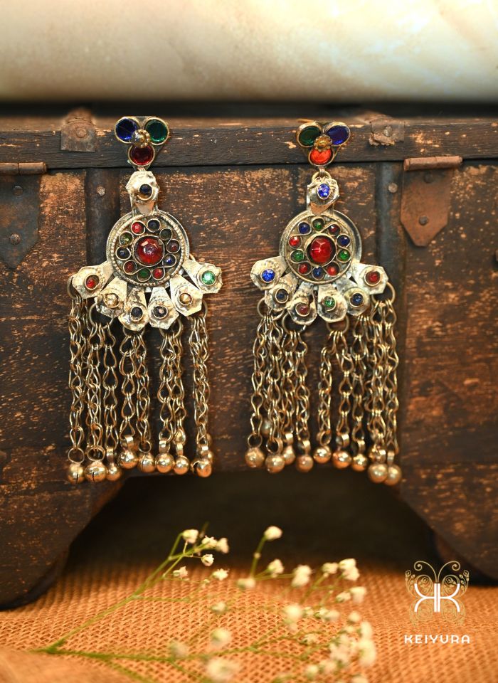 Aamna Multicolour Statement Earrings