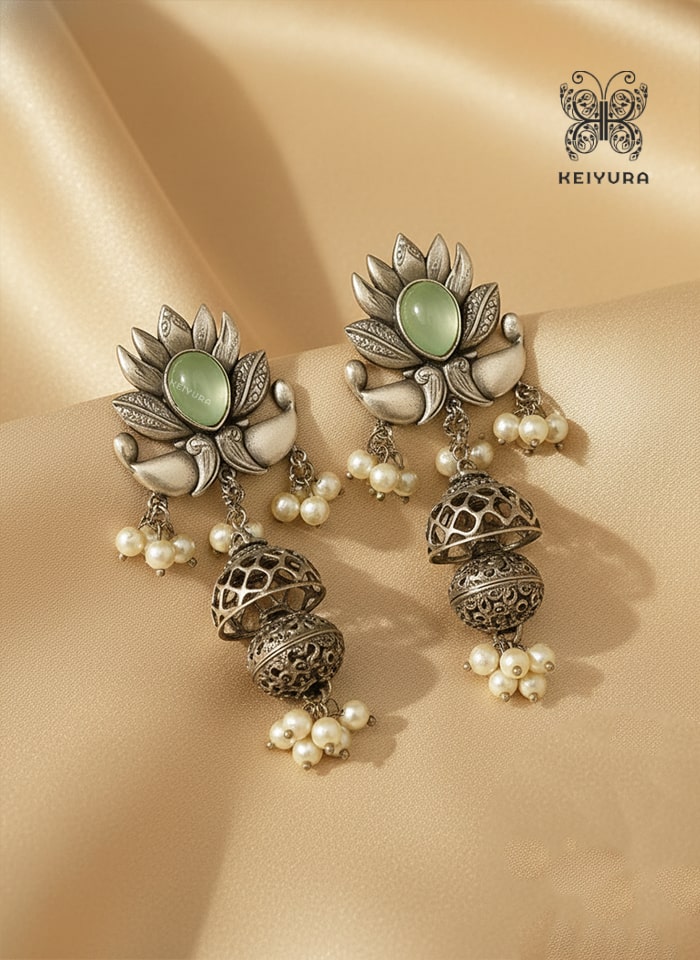 Ankita Earrings (Green)