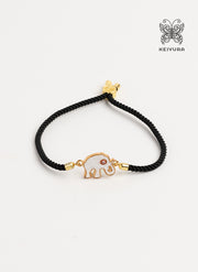 Lil Elephant Bracelet Black