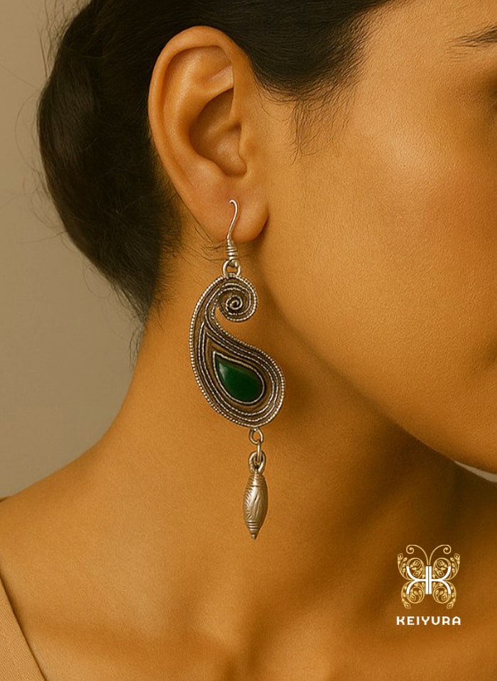 Malti Earrings (Green)