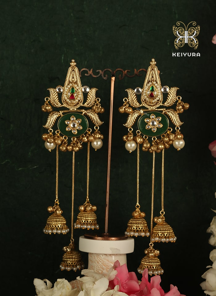 Sufiyaa Earrings (Green)