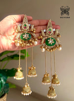 Load image into Gallery viewer, Sufiyaa Earrings (Green)