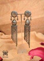 Load image into Gallery viewer, Tribal Chain Tassel Earrings