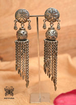 Load image into Gallery viewer, Tribal Chain Tassel Earrings