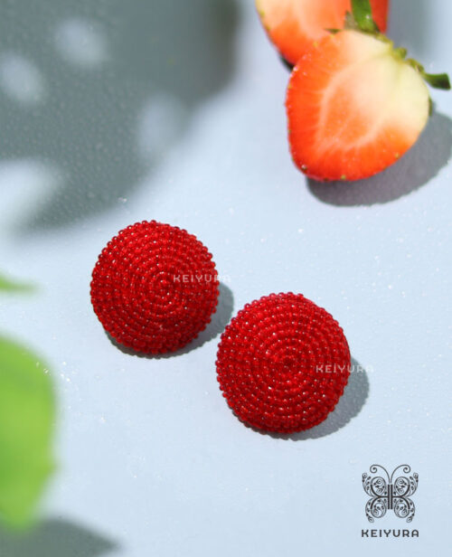 Poppy-Earrings-red
