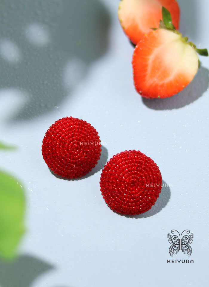 Poppy-Earrings-red