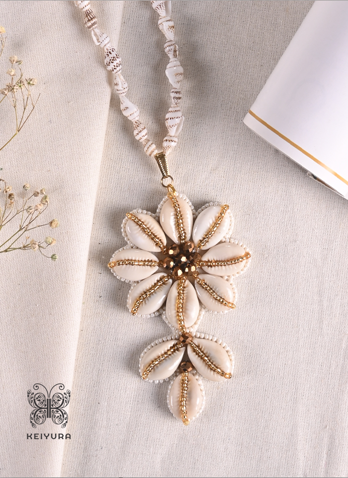 Water Lily Dainty Pendant Necklace | Michael Michaud