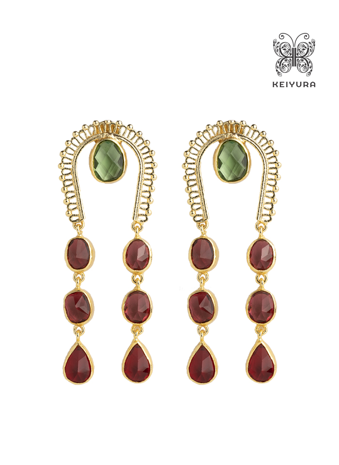 Sofia-Earrings-(-with-red-stones-)-2
